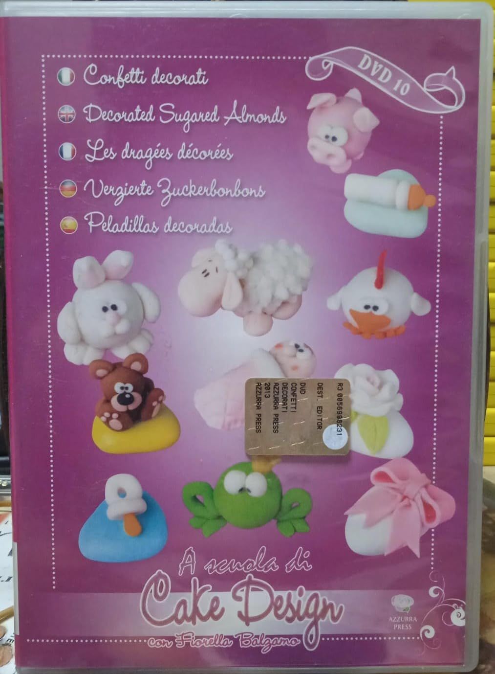 TeknoFilm - DVD - A SCUOLA DI CAKE DESIGN Vol. 10 - COFANETTI DECORATI (2013) - AZZURRA PRESS