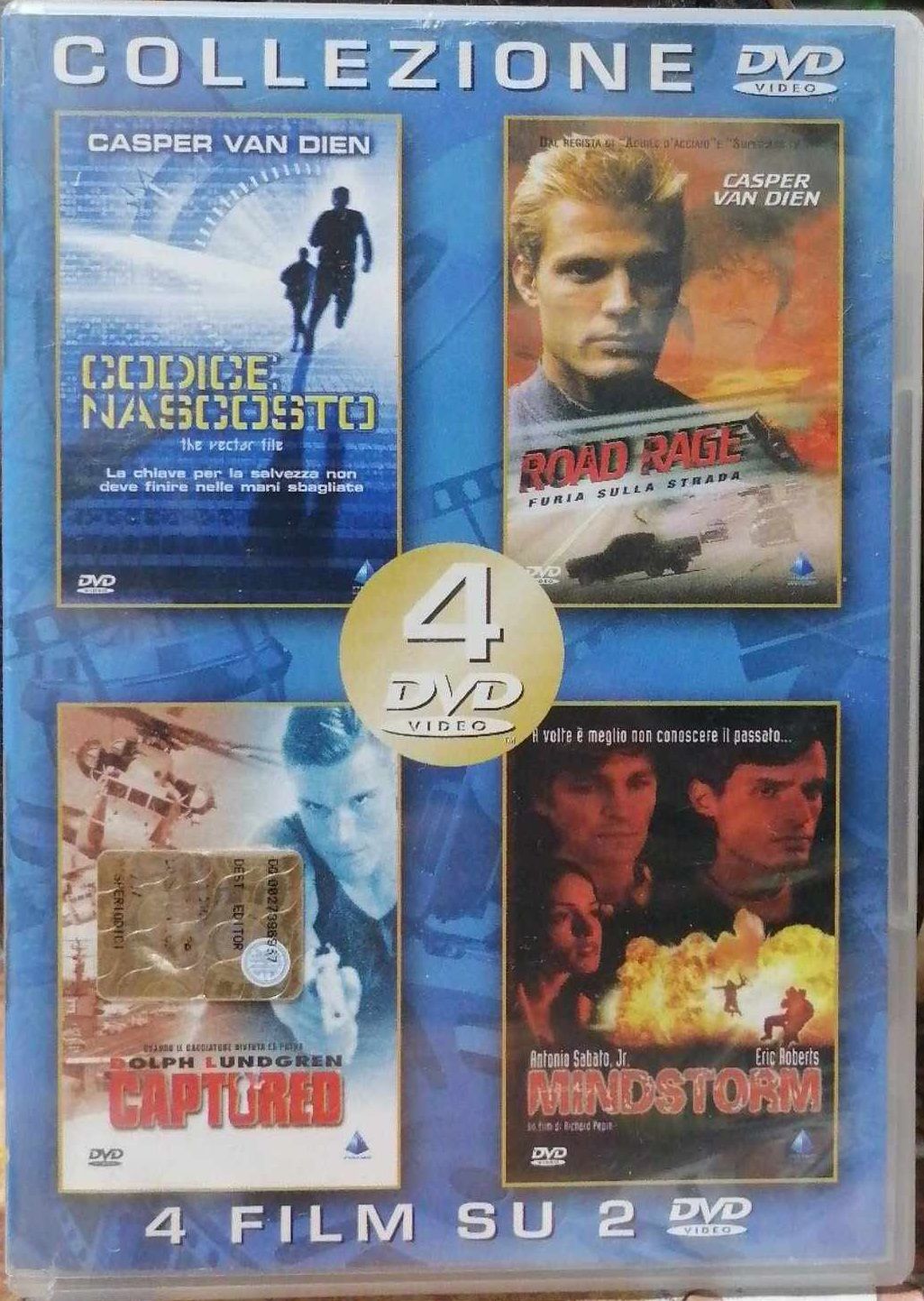 TeknoFilm - 2 DVD (4 Film) Codice nascosto + Road rage + Captured + Mindstorm - PRISM