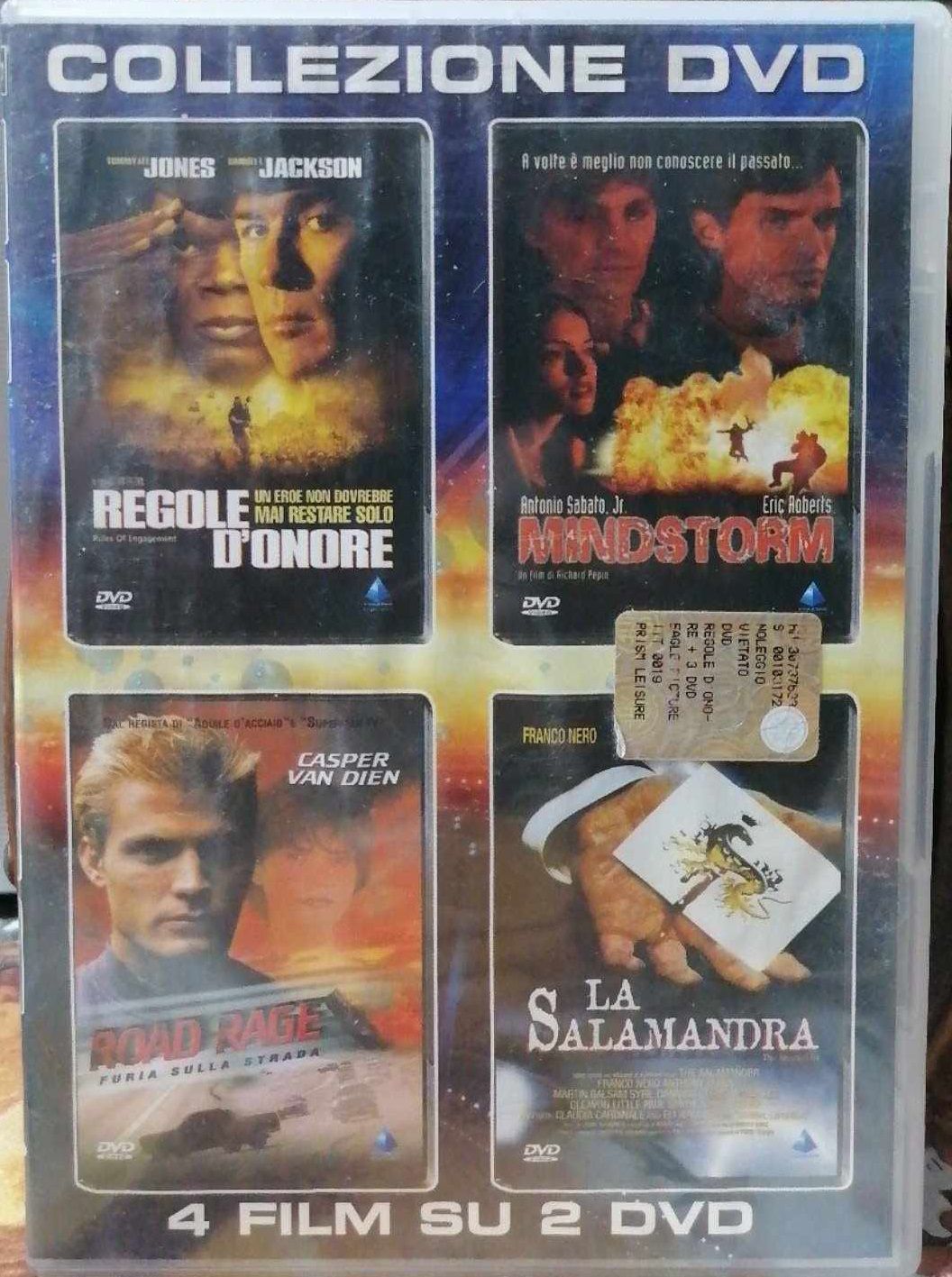 TeknoFilm - 2 DVD (4 Film) Regole d'onore + Mindstorm + Road rage + La salamandra - PRISM