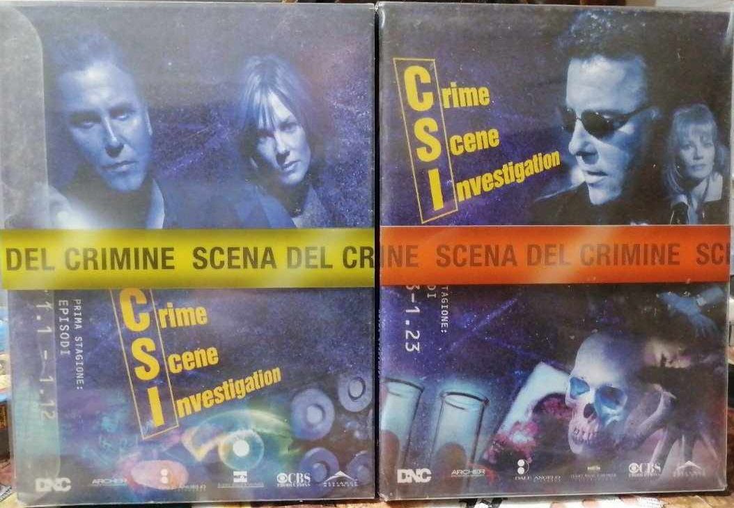 TeknoFilm - 2 Box 6 DVD – C.S.I. Las Vegas Stagione 1 (23 Episodi) 2000 - DNC