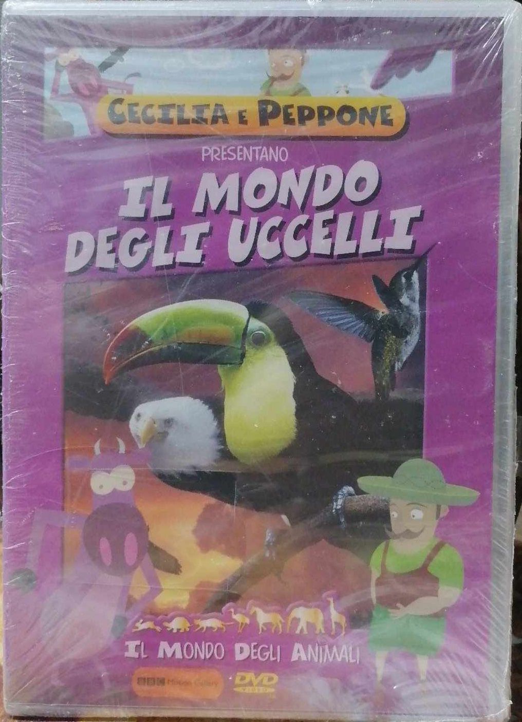 TeknoFilm -  DVD – CECILIA & PEPPONE presentano IL MONDO DEGLI UCCELLI (2008) - 24SNAILS.COM