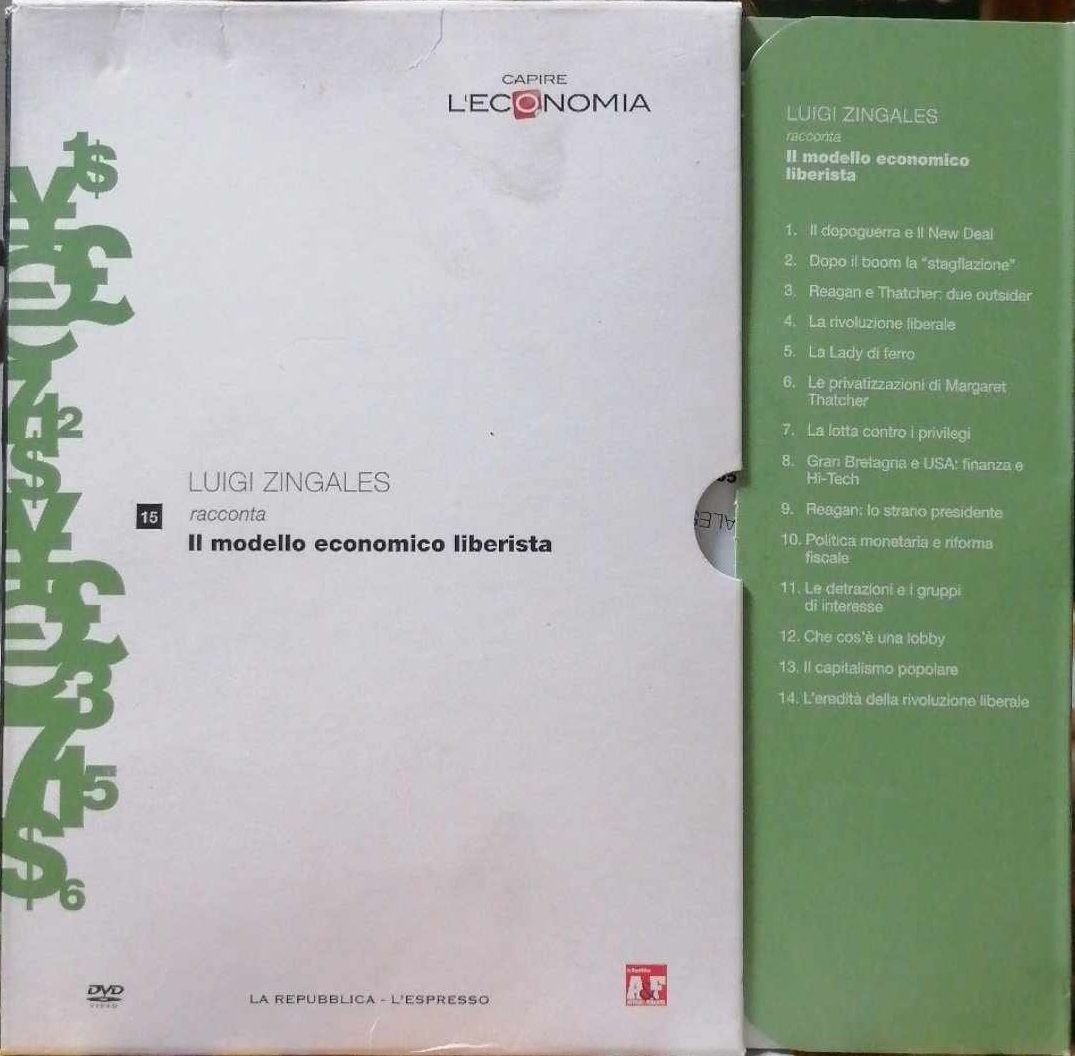 TeknoFilm - DVD – CAPIRE L'ECONOMIA Vol. 15 - LUIGI ZINGALES racconta il modello economico liberista (2013) - REPUBBLICA/L'ESPRESSO