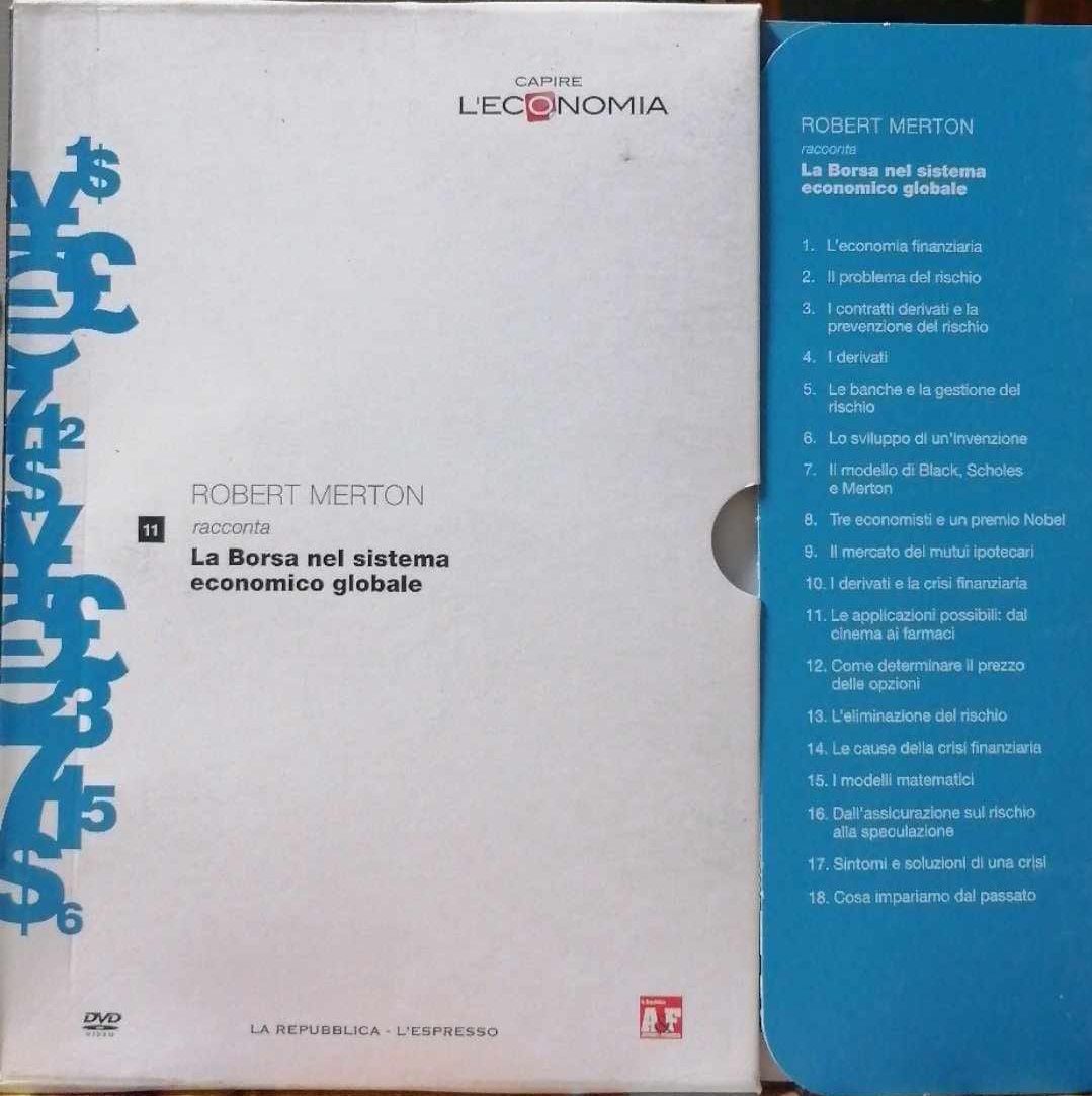 TeknoFilm - DVD – CAPIRE L'ECONOMIA Vol. 11 - ROBERT MERTON racconta la borsa nel sistema economico globale (2013) - REPUBBLICA/L'ESPRESSO