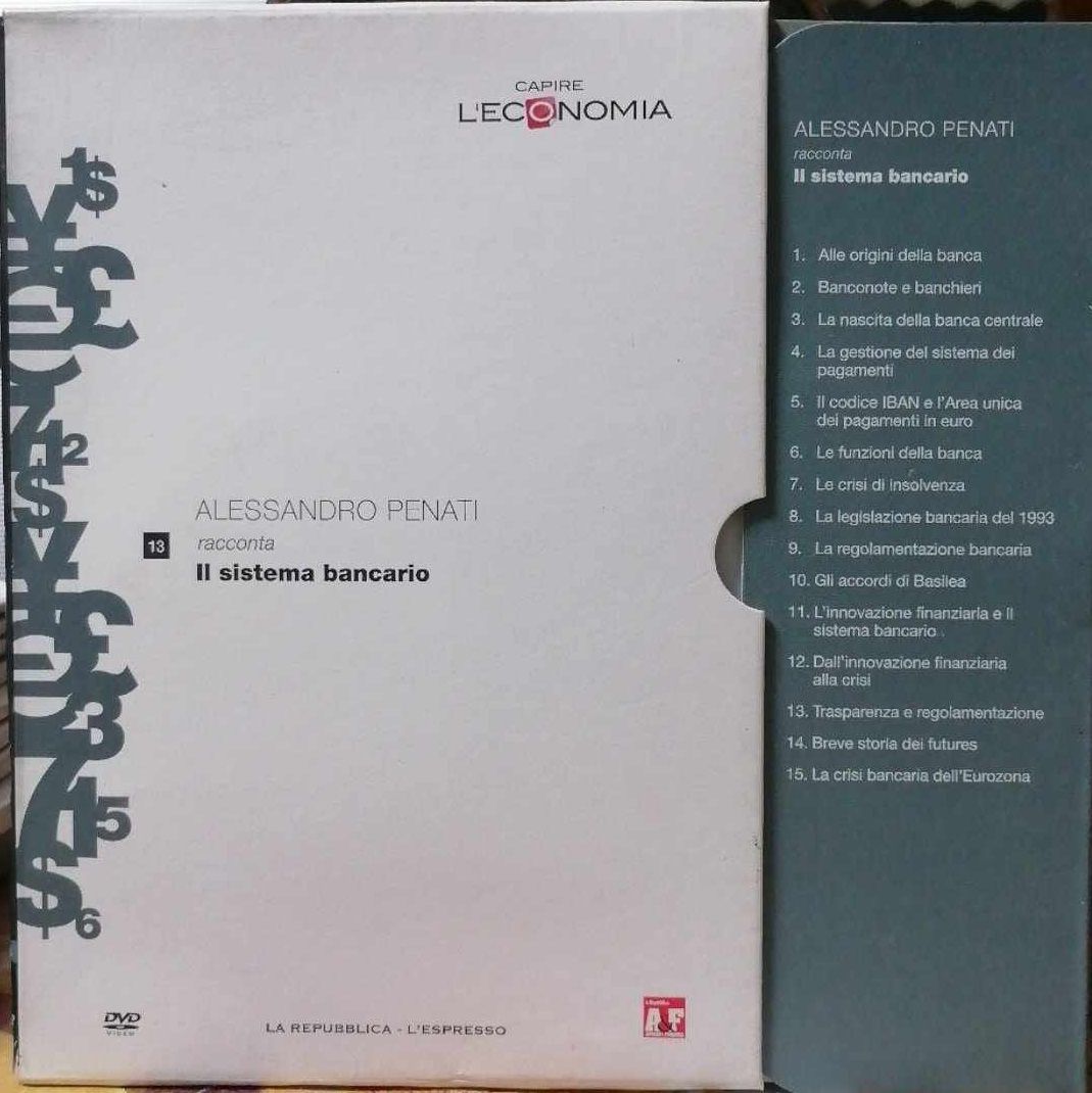 TeknoFilm - DVD – CAPIRE L'ECONOMIA Vol. 13 - ALESSANDRO PENATI racconta il sistema bancario (2013) - REPUBBLICA/L'ESPRESSO