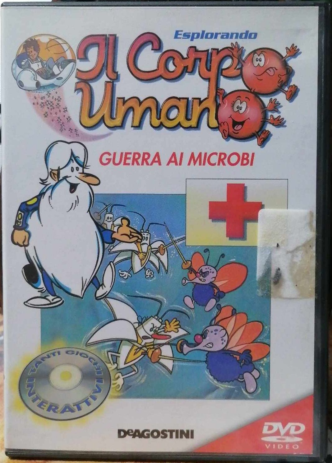 TeknoFilm - DVD – ESPLORANDO IL CORPO UMANO Vol. 19 - GUERRA AI MICROBI (1989) - DE AGOSTINI