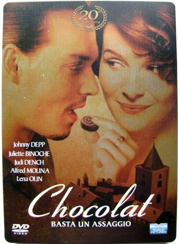 TeknoFilm -  DVD (Tin box) - CHOCOLAT - BASTA UN ASSAGGIO di Lasse Hallström (2000) - EAGLE