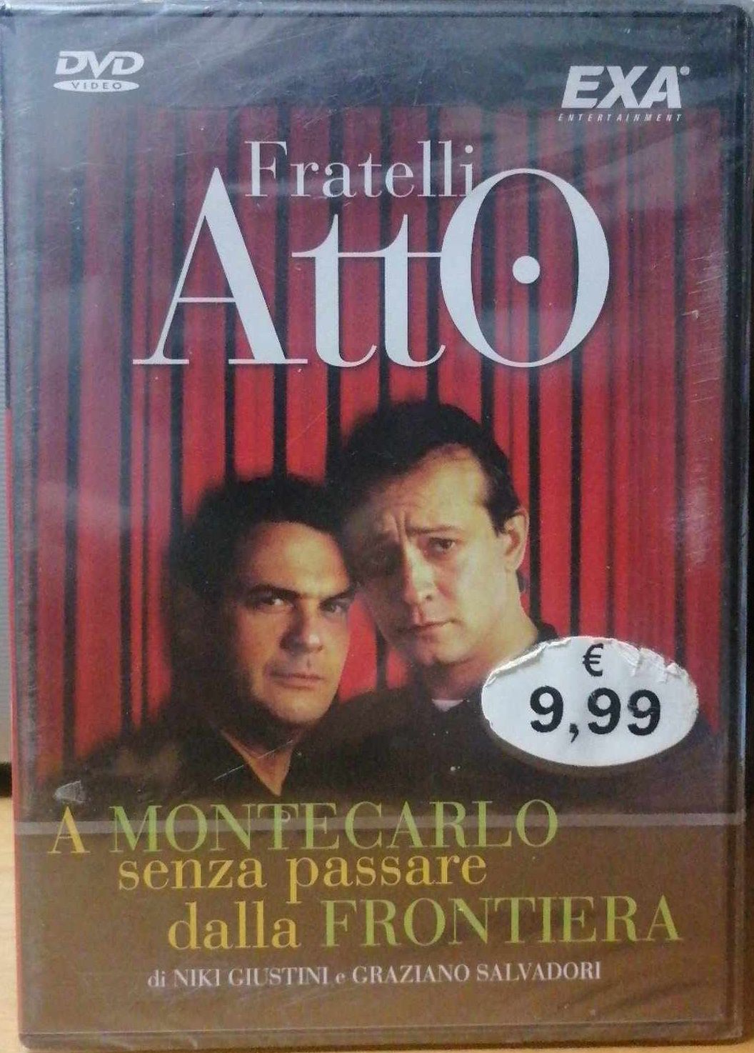 TeknoFilm - DVD – A MONTECARLO SENZA PASSARE PER LA FRONTIERA - FRATELLI ATTO di Niki Gistini e Graziano Salvatori - EXA