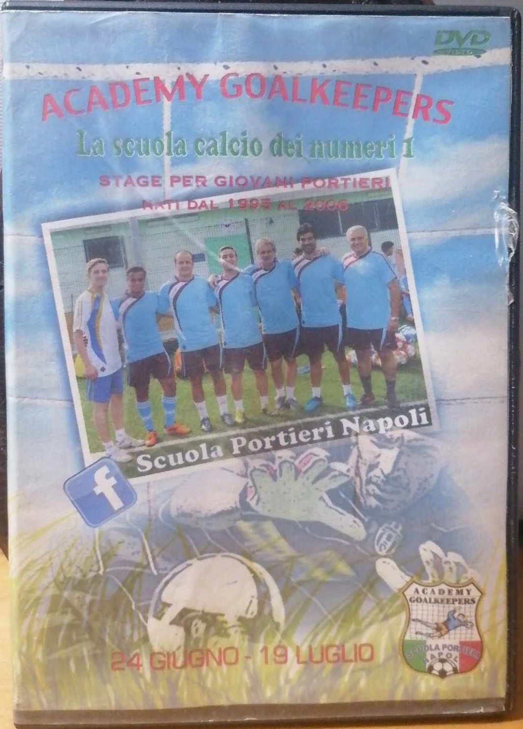 TeknoFilm - DVD – ACADEMY GOOLKEEPERS (Scuola calcio Napoli) - STAGE PER GIOVANI PORTIERI NATI DAL 1998 AL 2006 - 24 Giugno 19 luglio (2007) - WORLDVIDEOSTUDIO