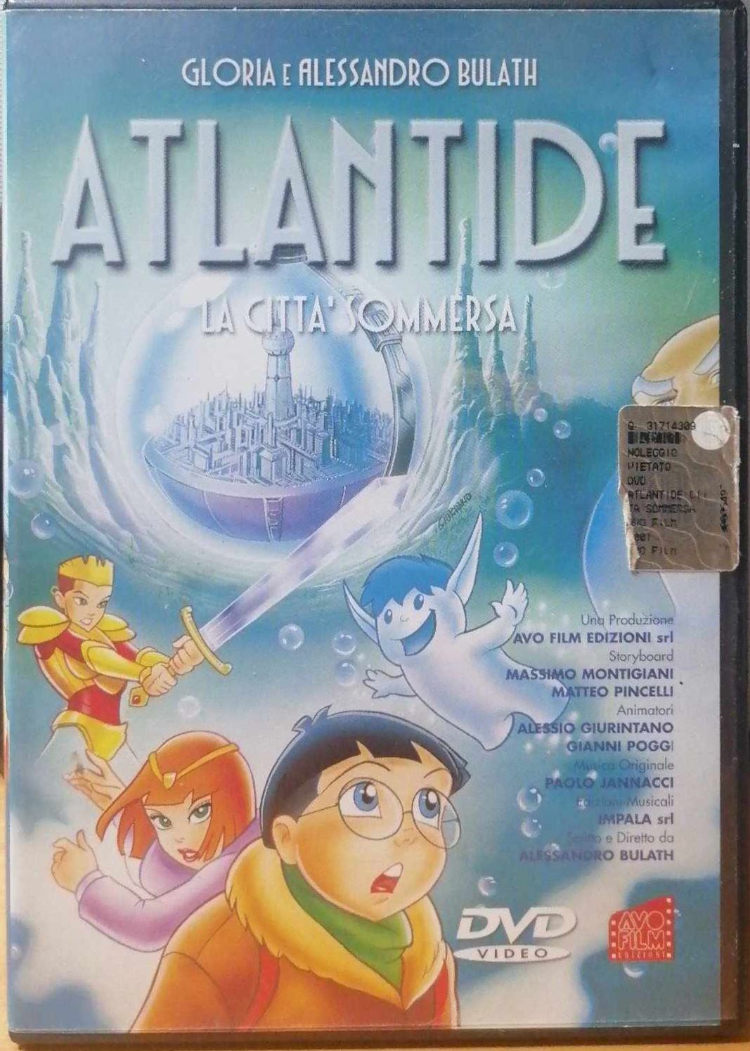 TeknoFilm - DVD - ATLANTIDE - LA CITTA' SOMMERSA (2001) - AVOFILM