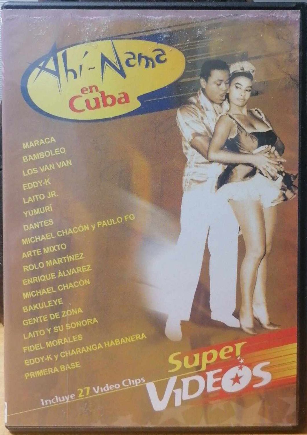 TeknoFilm - DVD – AHI-NAMA' EN CUBA (27 Video clips di ballo e musica Cubana) di J. Masion (2007) - U90