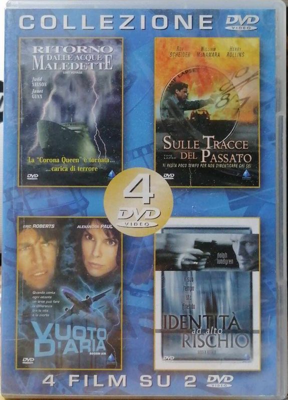 TeknoFilm - 2 DVD (4 Film) Ritorno dalle acque maledette + Sulle tracce del passato + Vuoto + Identità ad alto rischio - PRISM