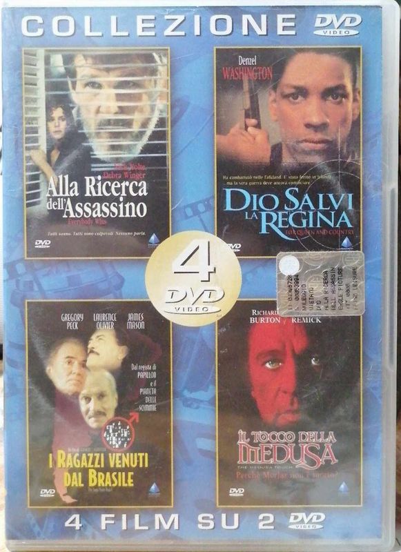 TeknoFilm - 2 DVD (4 Film) Alla ricerca dell'assassino + Dio salvi la regina + I ragazzi venuti dal brasile + Il tocco della medusa - PRISM