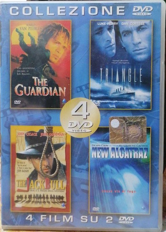 TeknoFilm - 2 DVD (4 Film) The guardian + Triangle + The Jack bull + New Alcatraz - PRISM