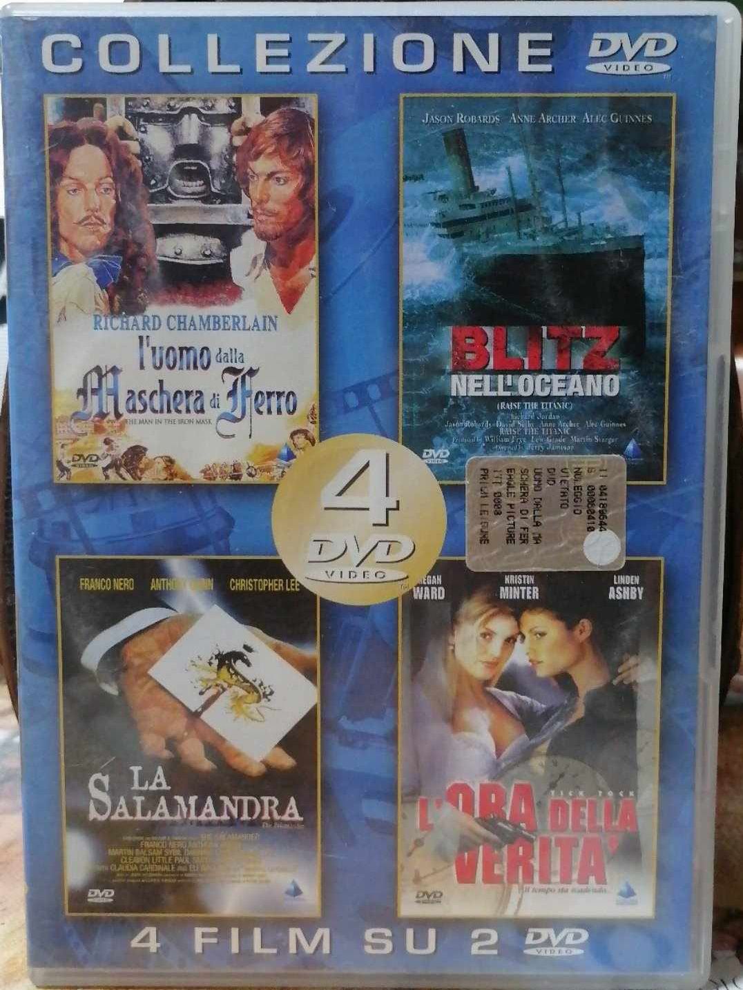 TeknoFilm - 2 DVD (4 Film) L'uomo dalla maschera di ferro + Blitz nell'oceano + La salamandra + L'ora della verità - PRISM