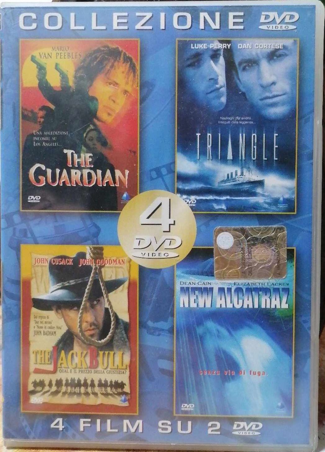 TeknoFilm - 2 DVD (4 Film) The guardian + Triangle + The Jack bull + New Alcatraz - PRISM
