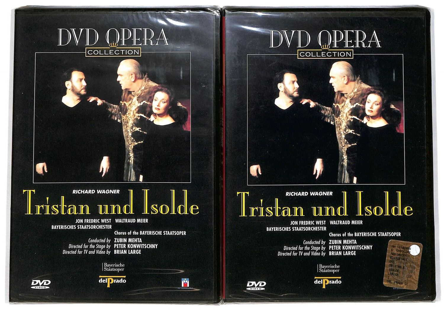 TeknoFilm - DVD – DVD Opera Collection - TRISTAN UND ISOLDE (I) e (II) - Chorus and staatsorchestrer of the Bayerische di Brian Large (1981) - DEL PRADO