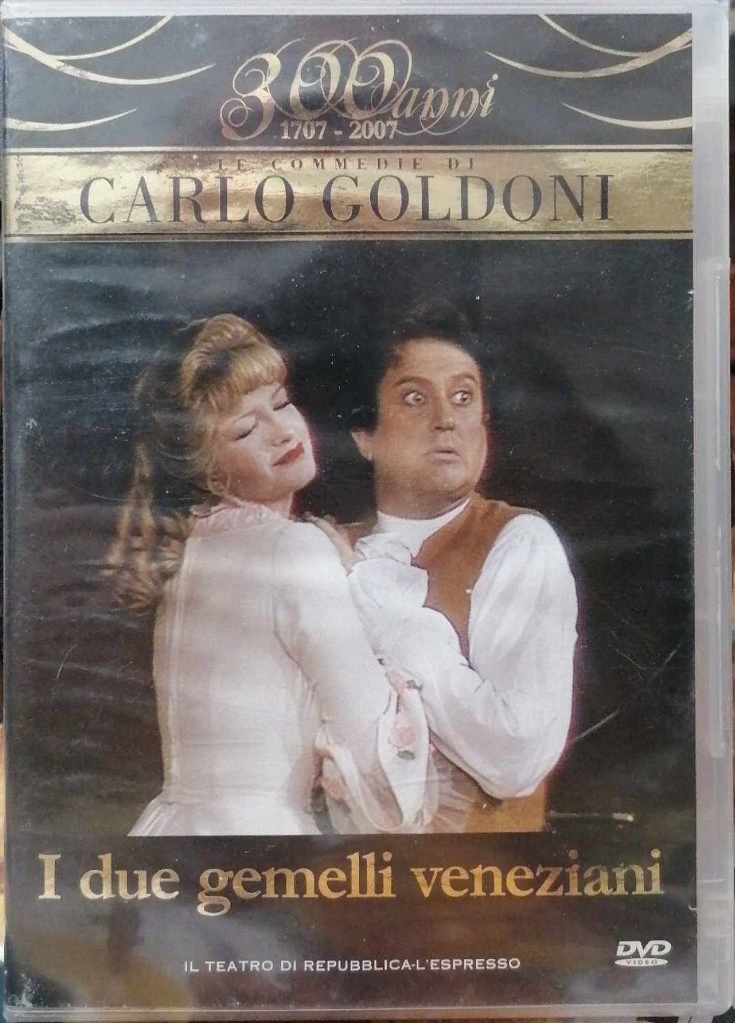 TeknoFilm -  DVD – Le commedie di Carlo Goldoni Vol. 03 - I DUE GEMELLI VENEZIANI di Barbara Cupisti (1978) - REPUBBLICA/L'ESPRESSO