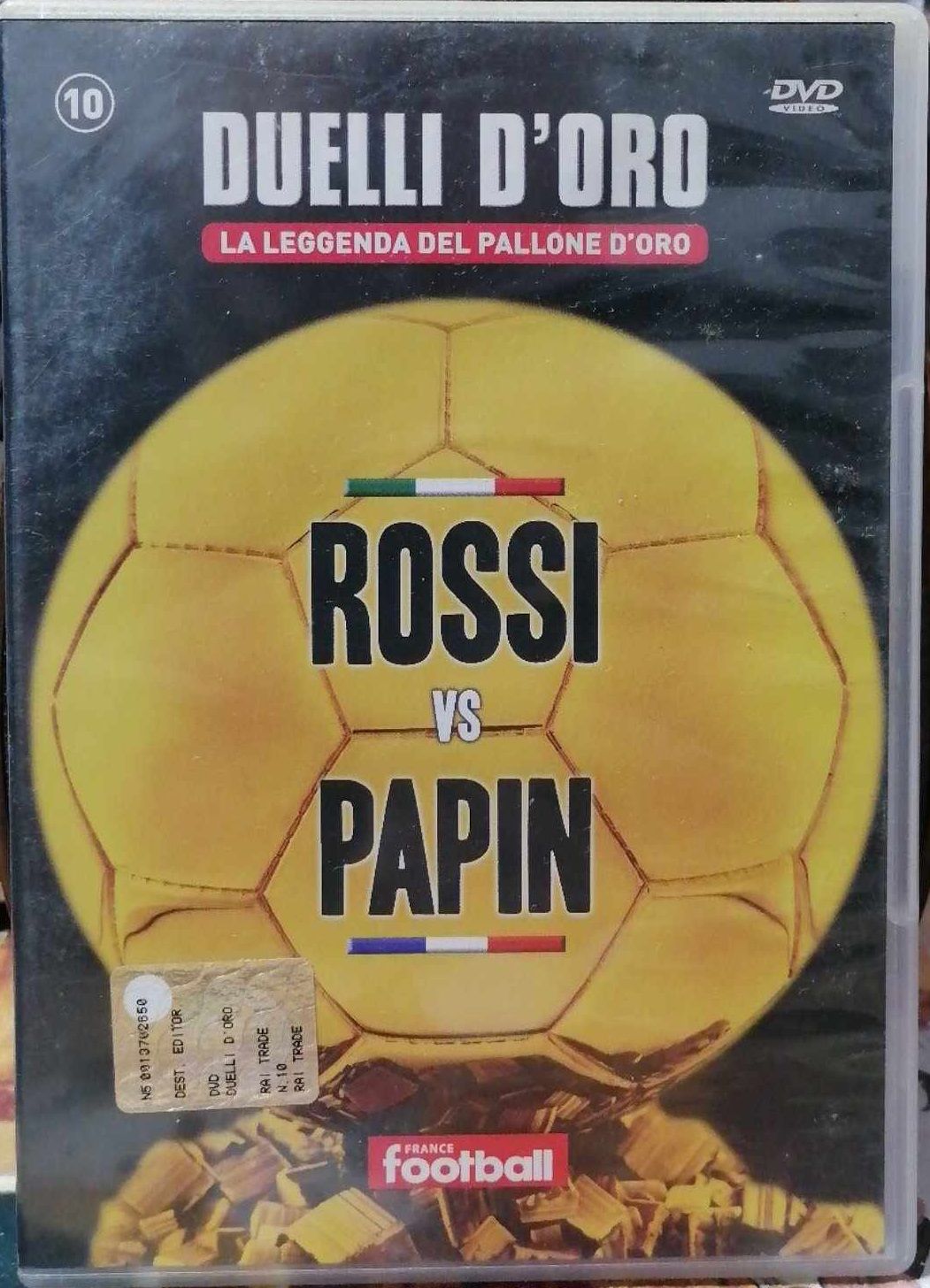TeknoFilm - DVD - DUELLI D'ORO: LA LEGGENDA DEL PALLONE D'ORO Vol. 10 - ROSSI VS PAPIN (2007) - GAZZETTA DELLO SPORT