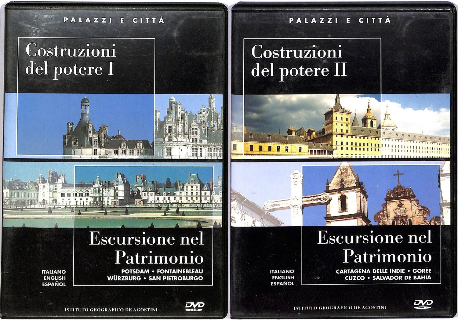 TeknoFilm – 2 DVD – Escursione nel patrimonio Vol. 11 e Vol. 12 - COSTRUZIONI DEL POTERE I + COSTRUZIONI DEL POTERE II di A.A.V.V. (2002) - IL GIORNALE