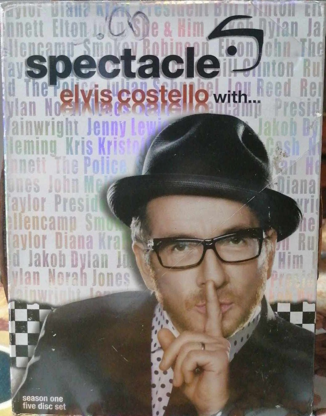 TeknoFilm - Box 5 DVD (PAL) – ELVIS COSTELLO WITH...SPECTACLE Stagione 01 (13 Episodi) di Dave Russell e Alex Coletti (2008) - WIENERWORLD