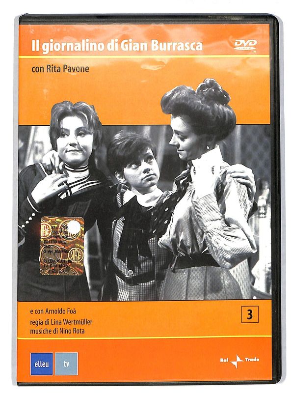 TeknoFilm - DVD – IL GIORNALINO DI GIAN BURRASCA Vol. 03 di Lina Wertmüller (1964) - ELLE U MULTIMEDIA