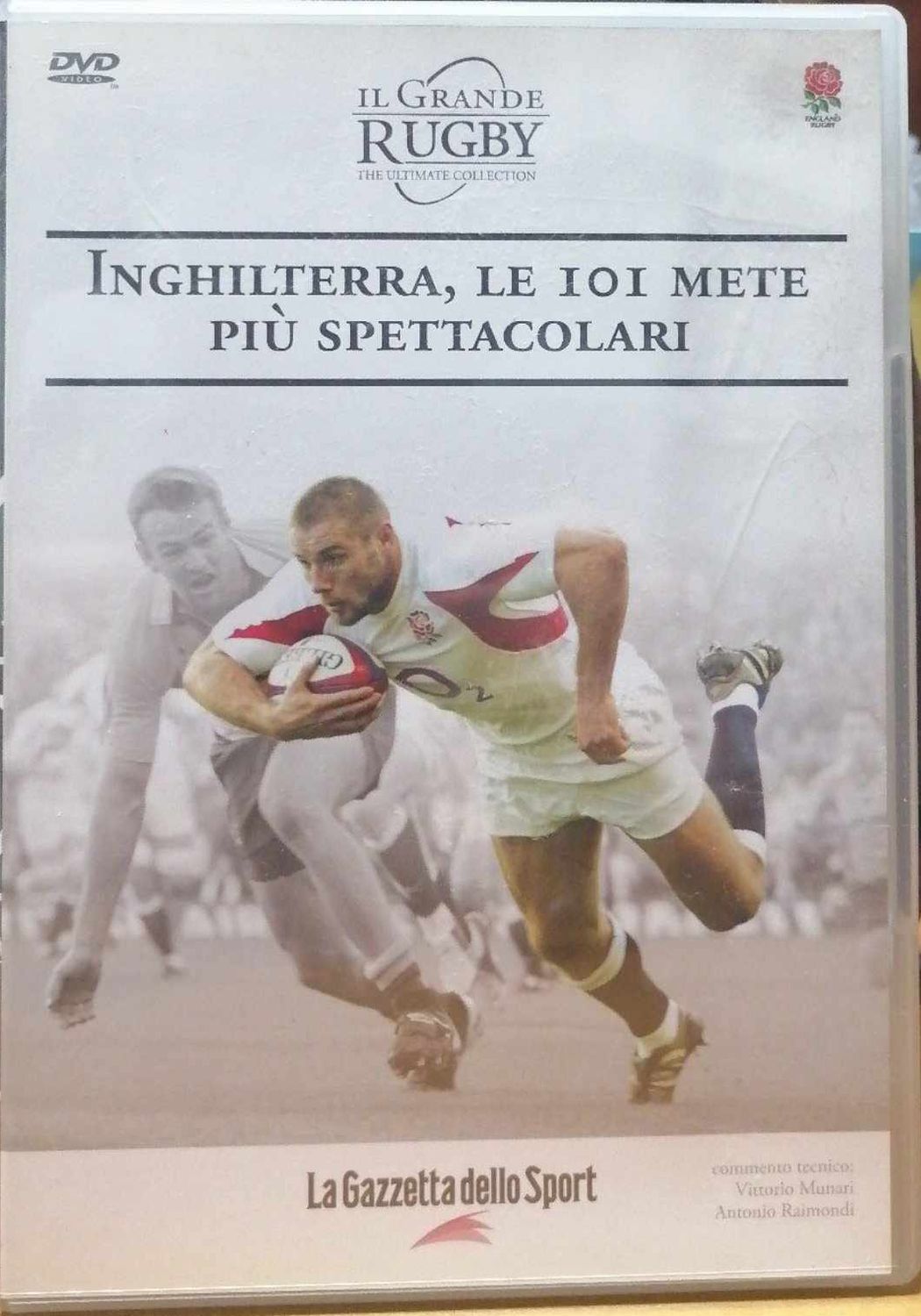 TeknoFilm - DVD – IL GRANDE RUGBY Vol. 06 - INGHILTERRA LE 101 METE PIU SPETTACOLARI - GAZZETTA DELLO SPORT