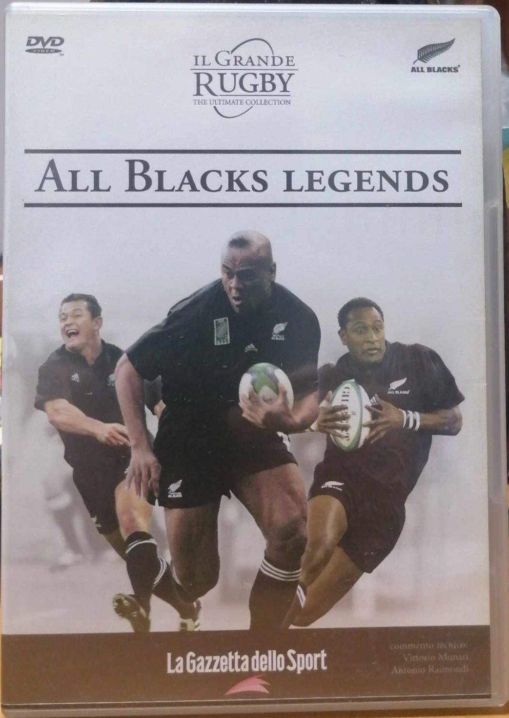 TeknoFilm - DVD – IL GRANDE RUGBY Vol. 03 - ALL BLACKS LEGENDS - GAZZETTA DELLO SPORT