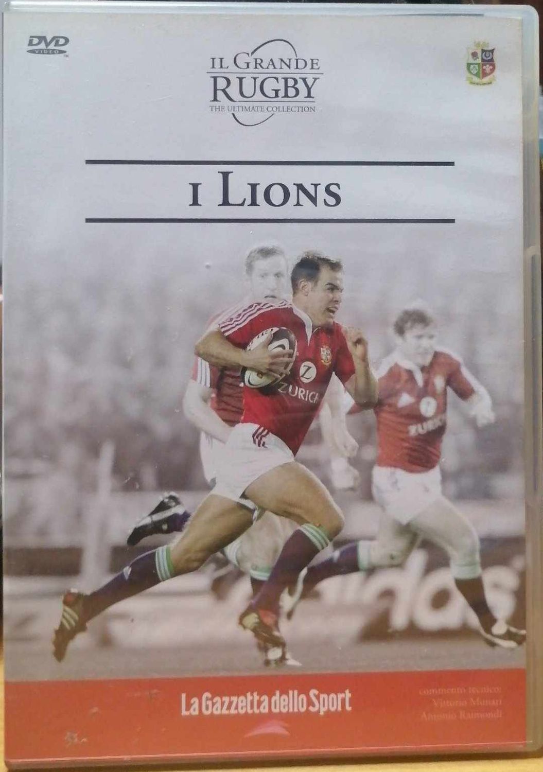 TeknoFilm - DVD – IL GRANDE RUGBY Vol. 05 - I LIONS - GAZZETTA DELLO SPORT