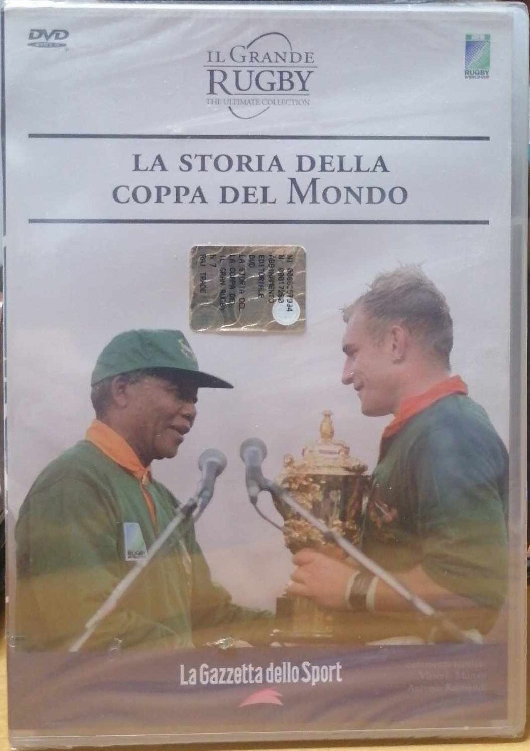 TeknoFilm - DVD – IL GRANDE RUGBY Vol. 07 - LA STORIA DELLA COPPA DEL MONDO - GAZZETTA DELLO SPORT