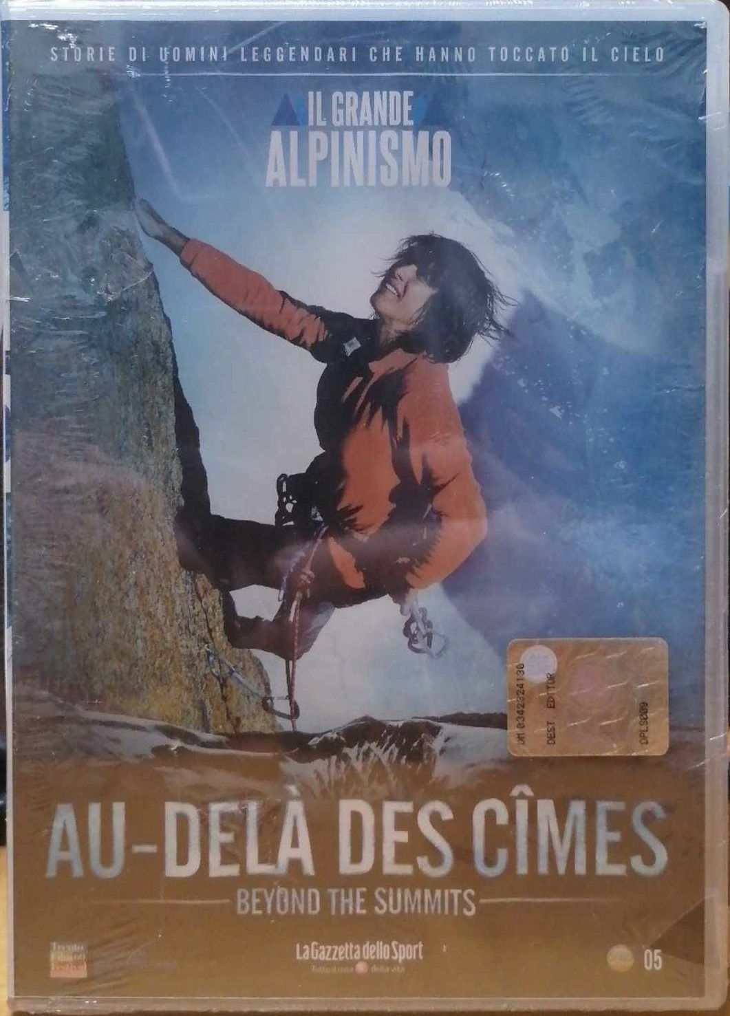 TeknoFilm – DVD – Il grande alpinismo Vol. 05 - AU-DELA' DES CIMES - BEYOND THE SUMMIT (2012) - GAZZETTA DELLO SPORT