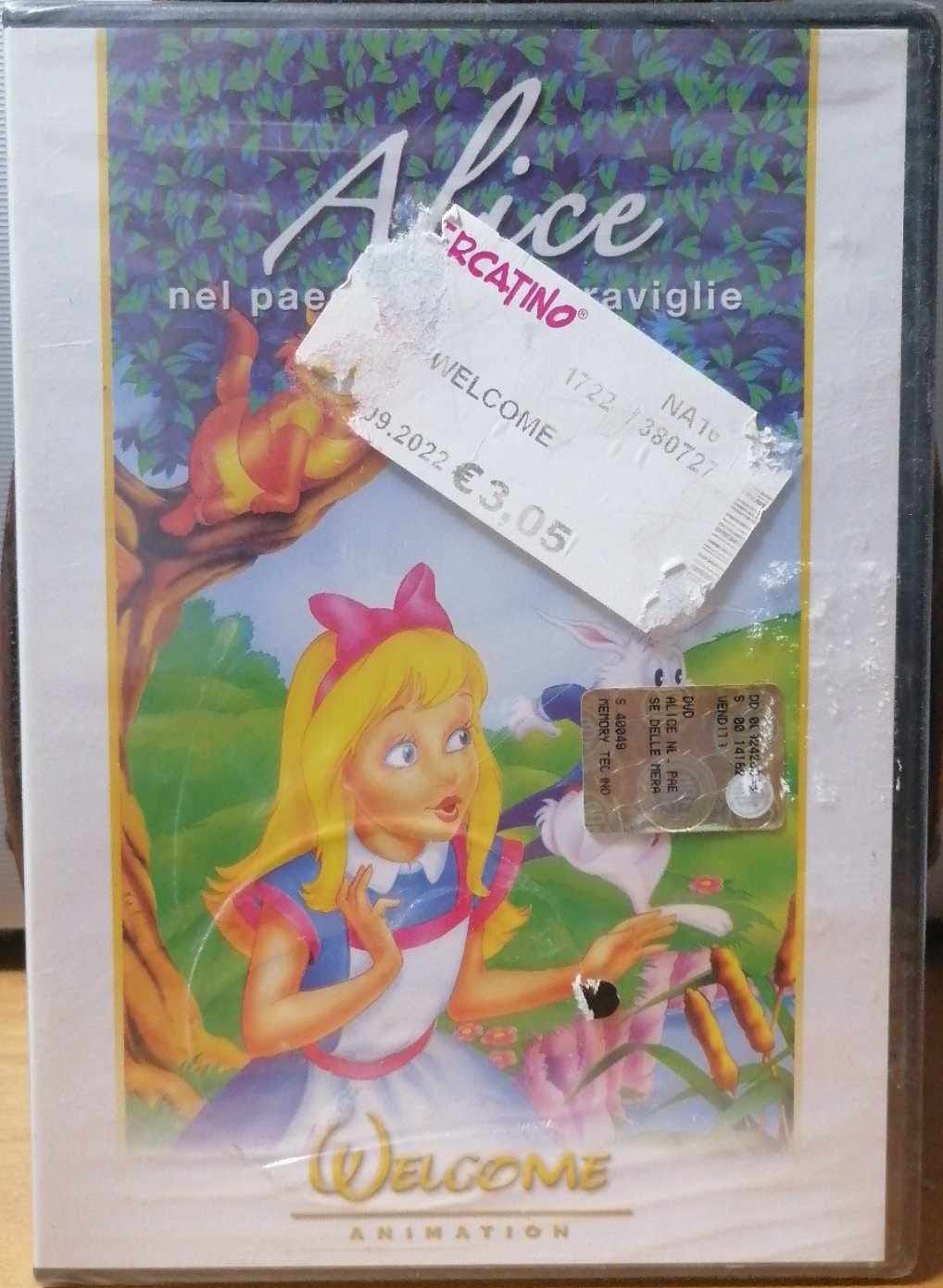 TeknoFilm - DVD – ALICE NEL PAESE DELLE MERAVIGLIE - MEMORY TECHNOLOGY