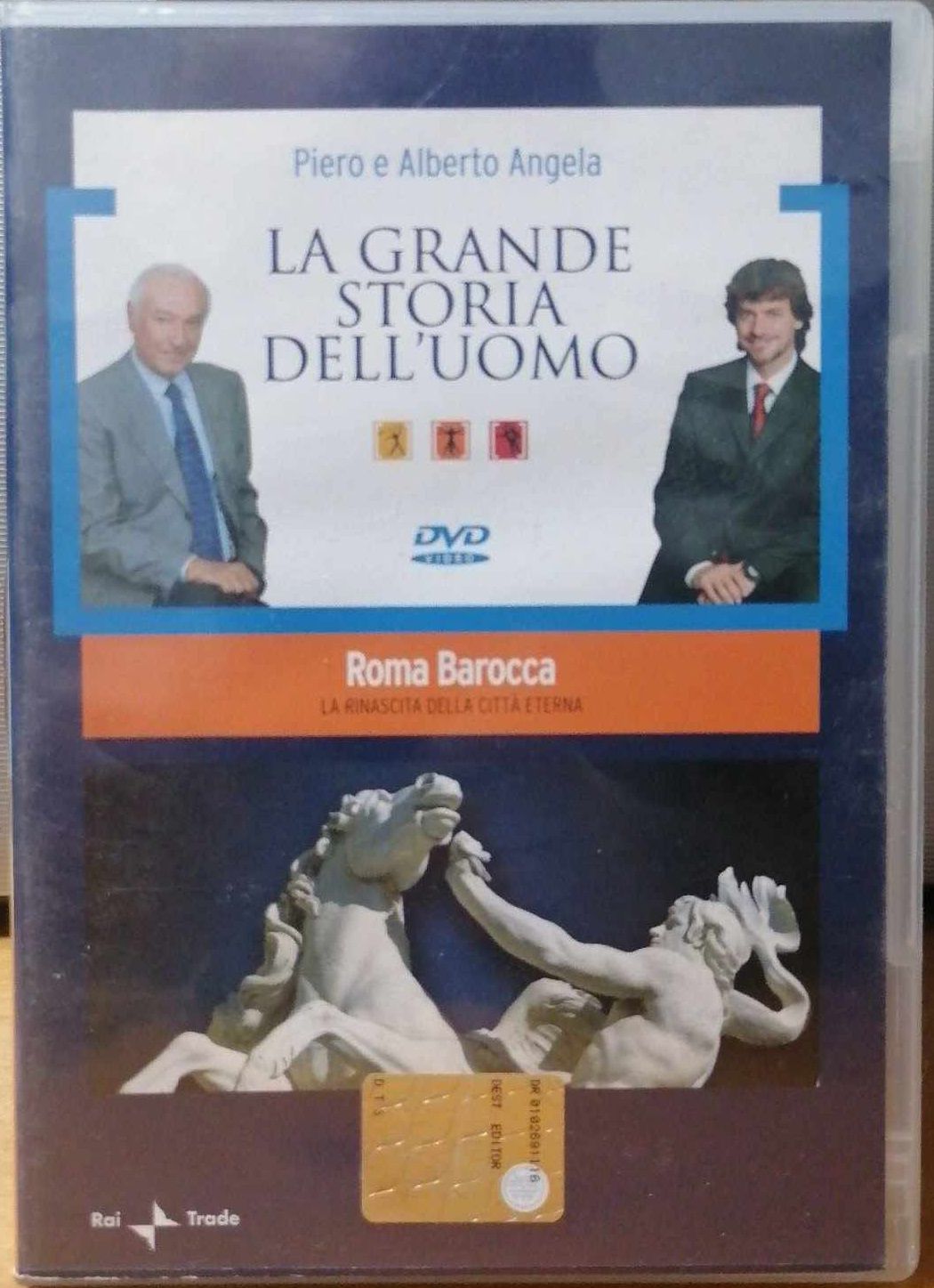 TeknoFilm – DVD – Piero angela presenta La grande storia dell'uomo N° 18 - ROMA BAROCCA - LA RINASCITA DELLA CITTA' ETERNA (2008) - MONDADORI