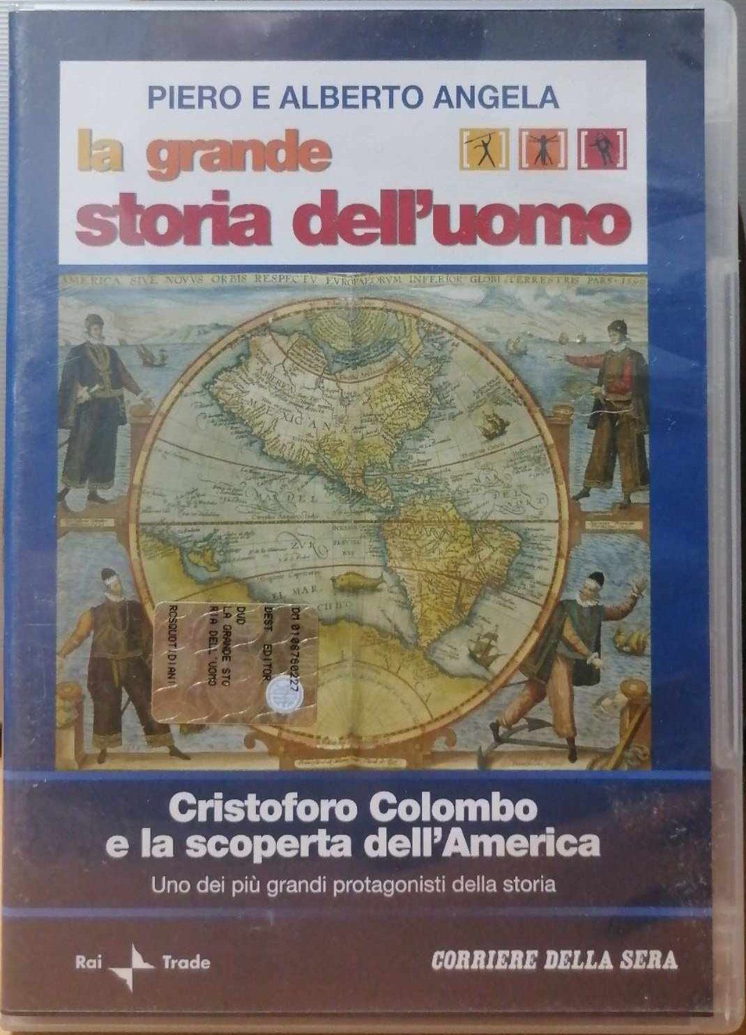 TeknoFilm – DVD – Piero angela presenta La grande storia dell'uomo N° 14 - CRISTOFORO COLOMBO E LA SCOPERTA DELL'AMERICA (2008) - MONDADORI