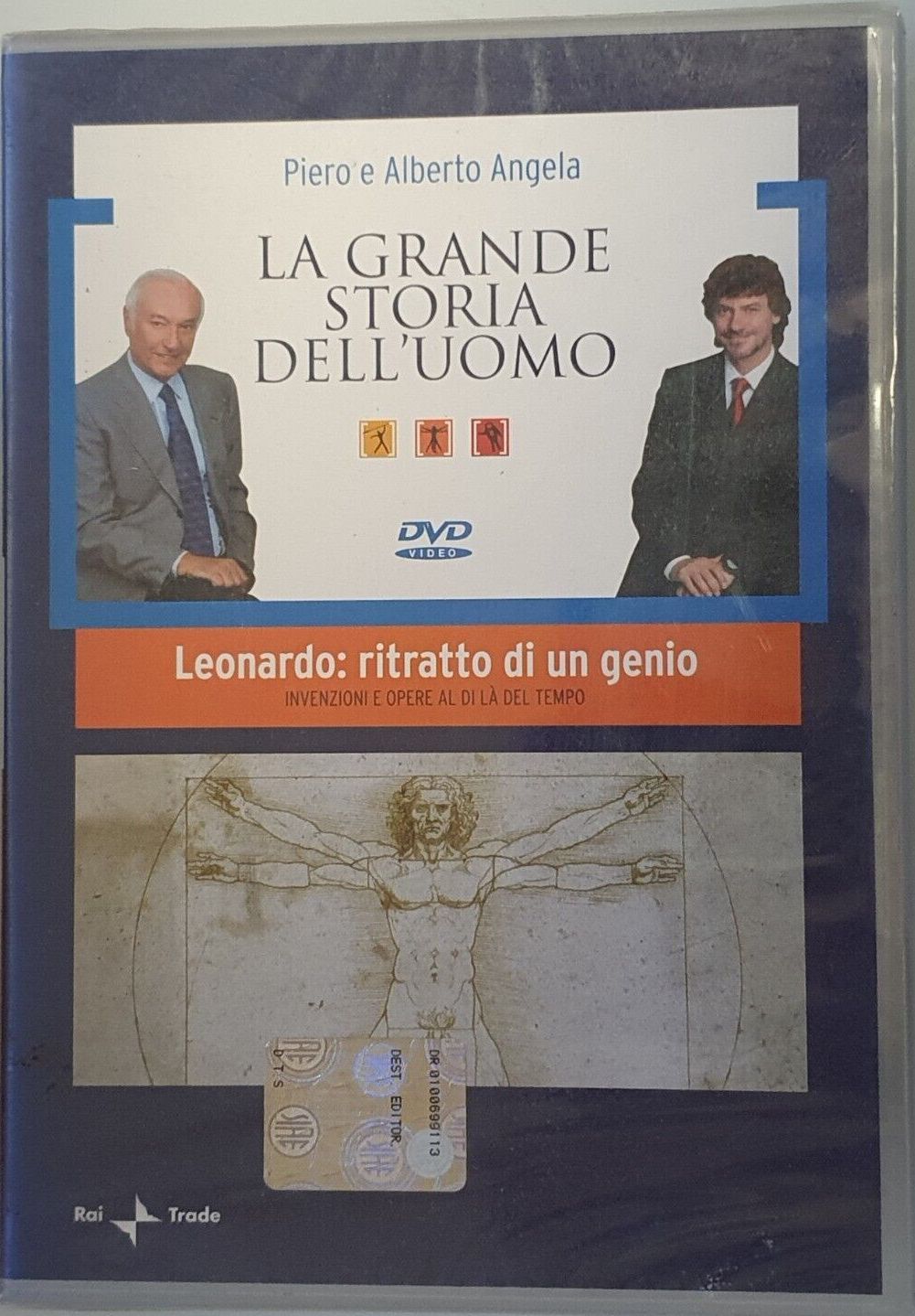 TeknoFilm – DVD – Piero angela presenta La grande storia dell'uomo N° 15 - LEONARDO: RITRATTO DI UN GENIO (2008) - MONDADORI