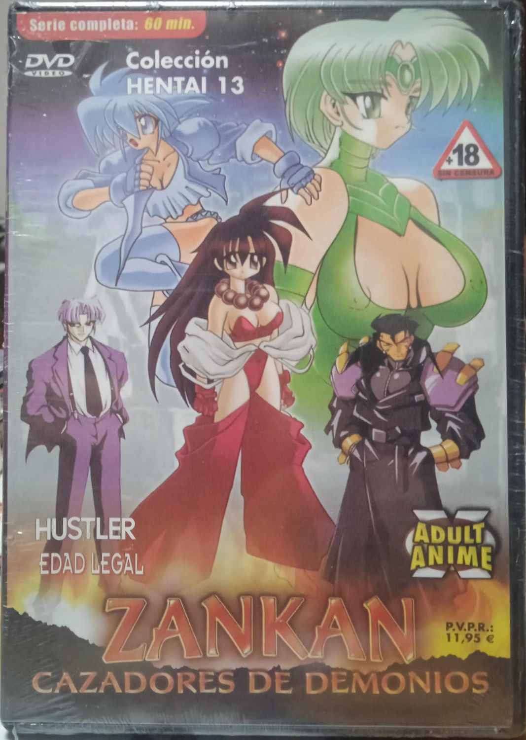 TeknoFilm - DVD (Lingua spagnola) – HENTAI: ZANKAN - CAZADORES DE DEMONIOS (Serie completa) Episodi 1 - 3 (1996) - FM CORPORATION