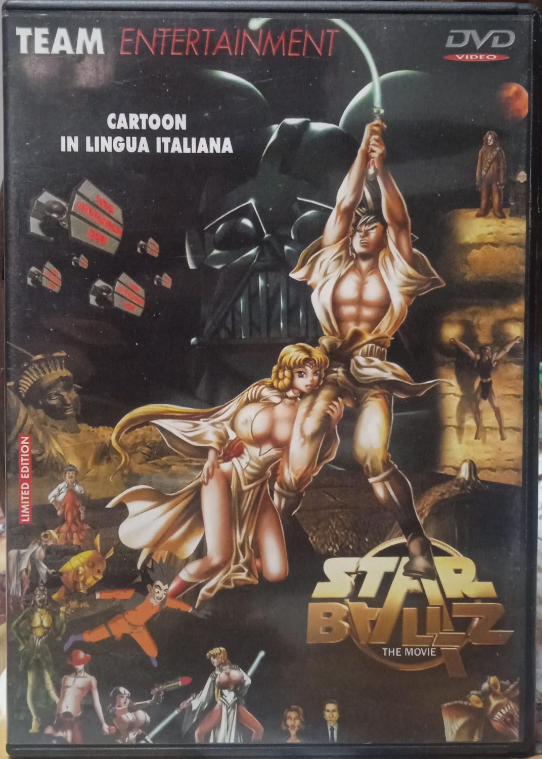 TeknoFilm - DVD (Lingua Italiana) – Parodia di Dragon Ball: STAR BALLZ - IL FILM di David Penava (2001)- TEAM ENTRATEINMENT