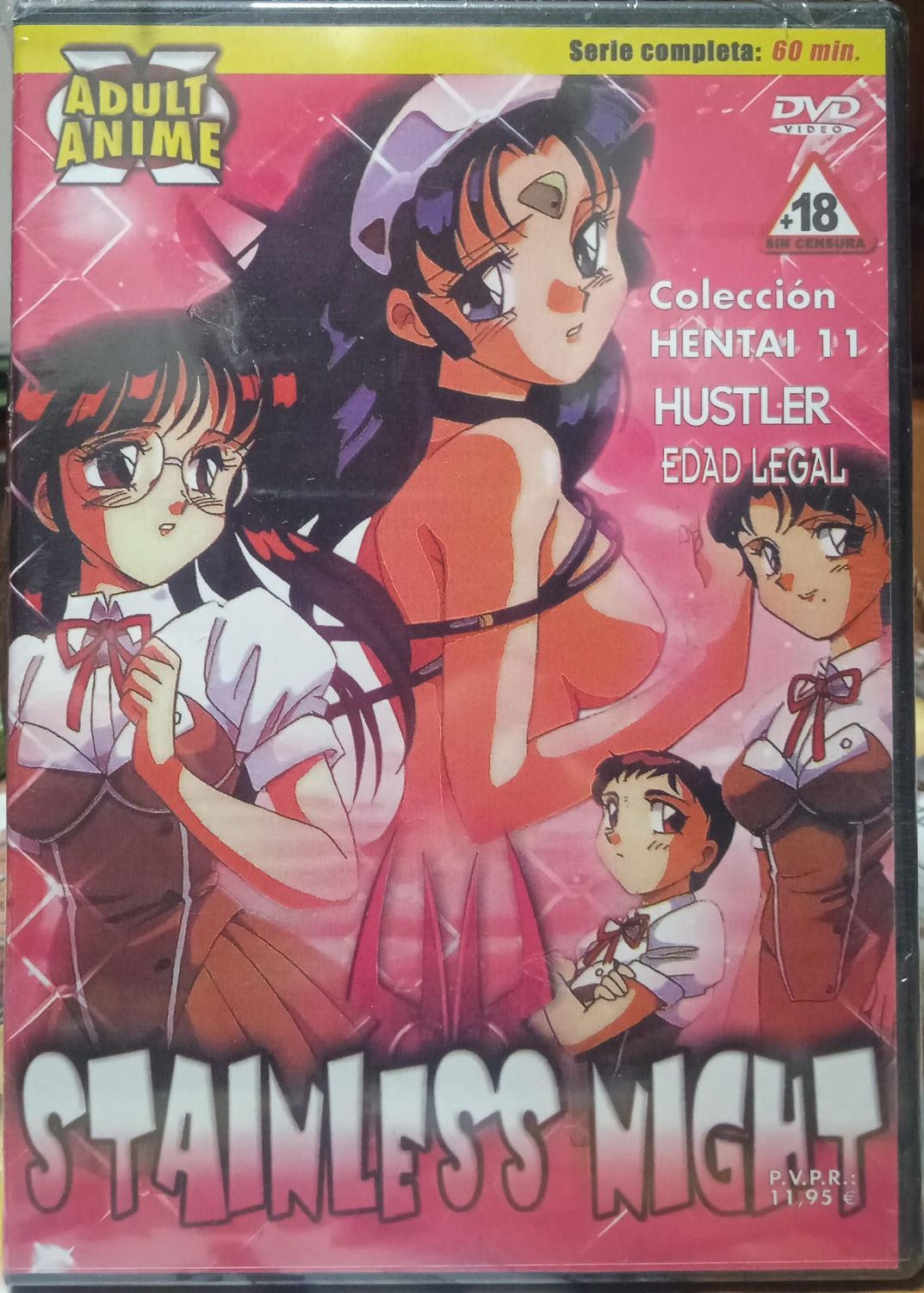 TeknoFilm - DVD (Lingua Spagnola) – HENTAI - STAINLESS NIGHT (Serie completa) 2 Episodi (1995) - FM CORPORATION