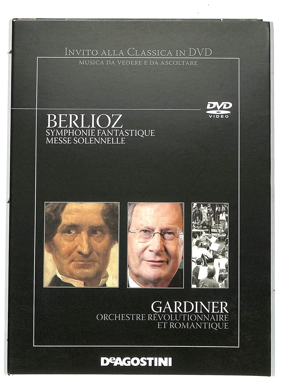 TeknoFilm - DVD - Invito alla classica Vol. 07 - BERLIOZ (Symphonie fantastique, Messe solennelle) + GARDINER (Orchestre revolutionnaire et romantique) di Barrie Gavin (1991) - DE AGOSTINI