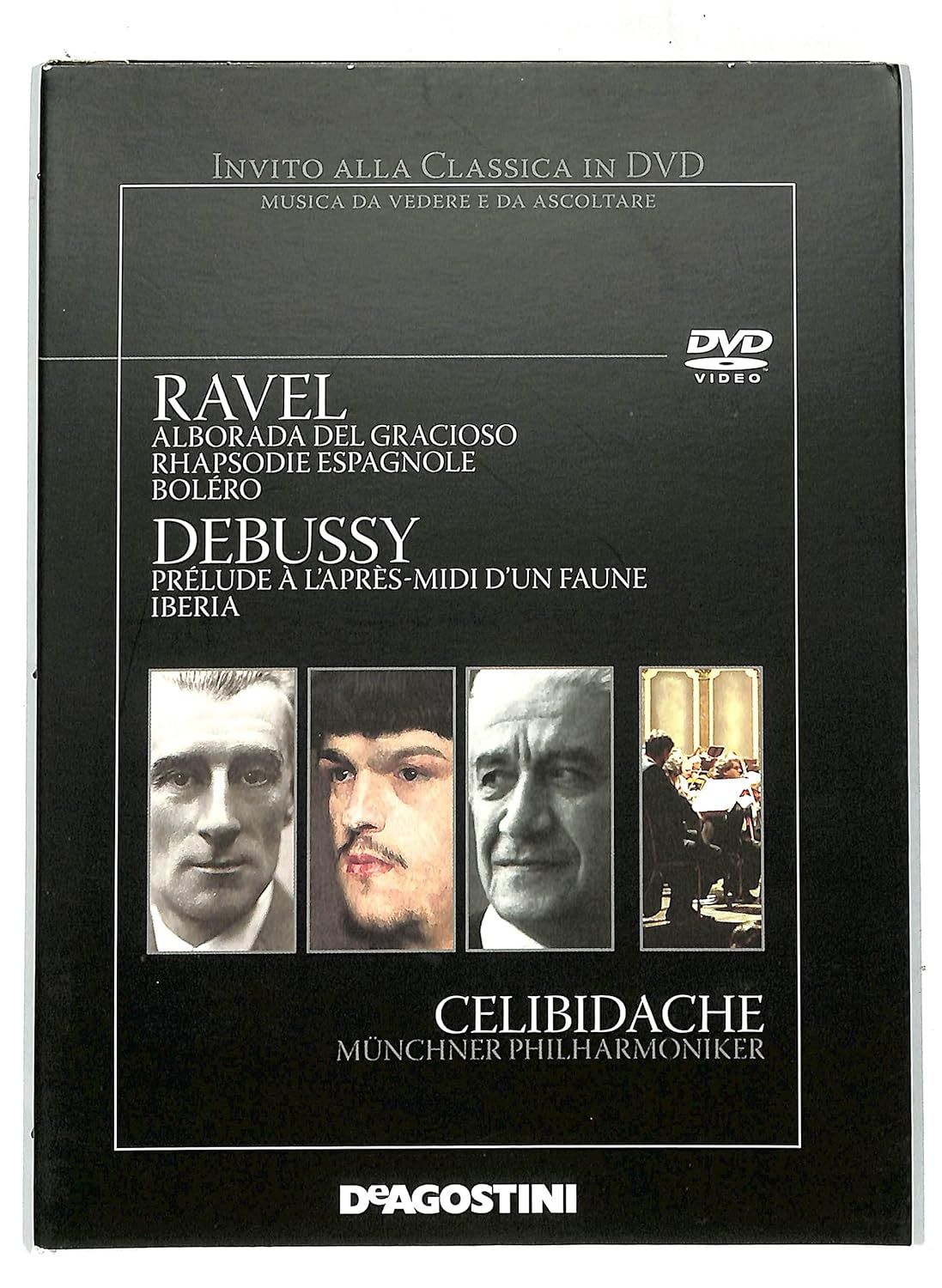 TeknoFilm - DVD - Invito alla classica Vol. 08 - RAVEN + DEBUSSY + CELIBIDACHE di János Darvas (1994) - DE AGOSTINI