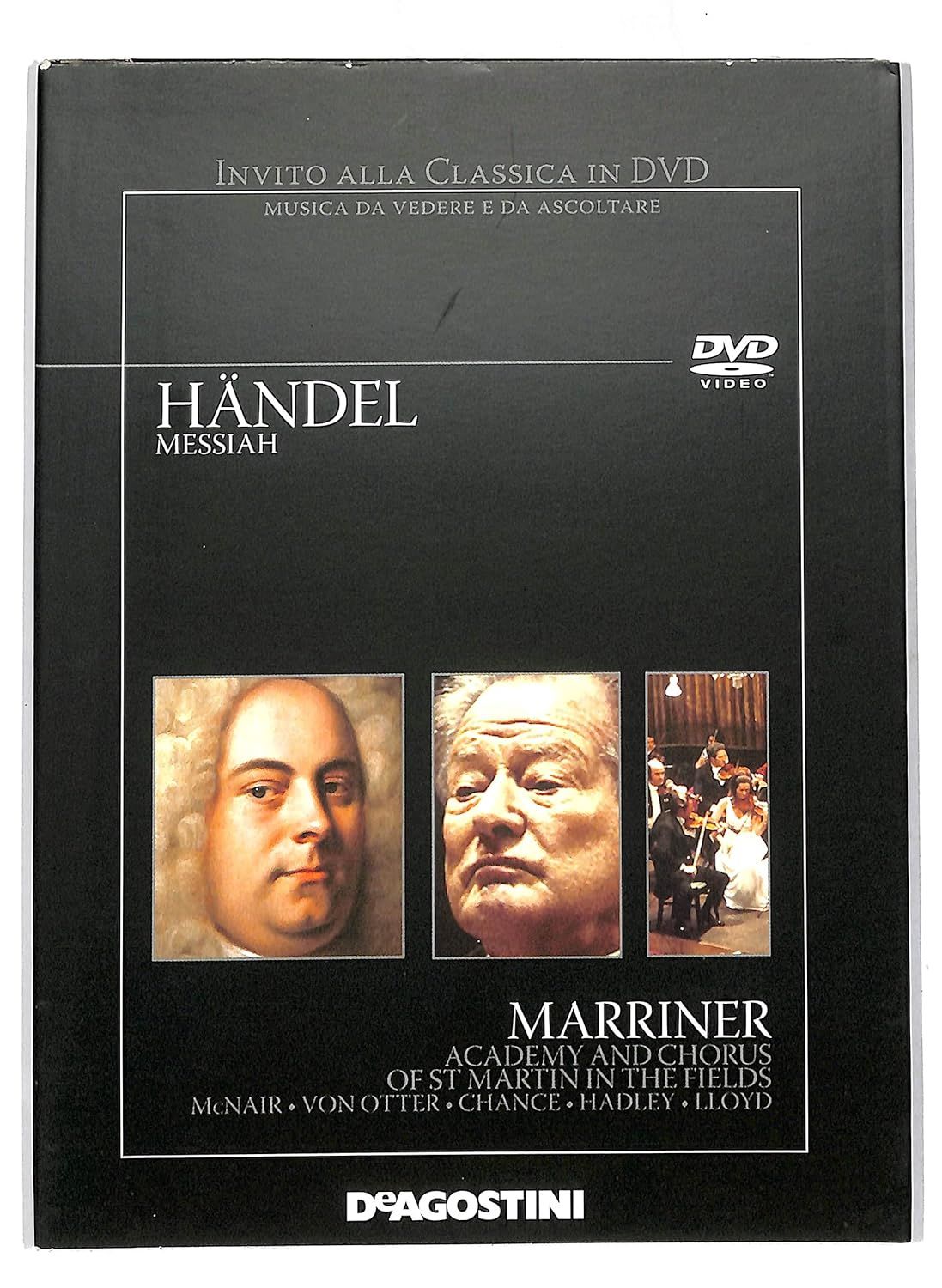 TeknoFilm - DVD - Invito alla classica Vol. 09 - HANDEL (Messiah) + MARRINER (Academy and Chorus of St. Matin in the fields) di Barrie Gavin (1992) - DE AGOSTINI
