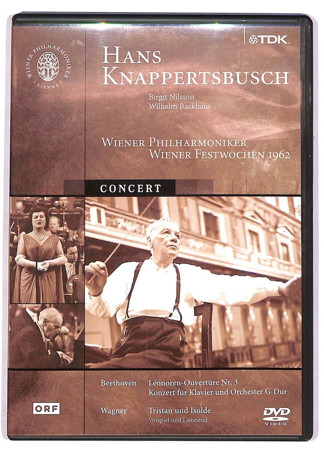 TeknoFilm – DVD [NTSC] – Richard Wagner: HANS KNAPPERTSBUSCH (Wiener Filarmoniker) di Hermann Lanske (1962) - ORF