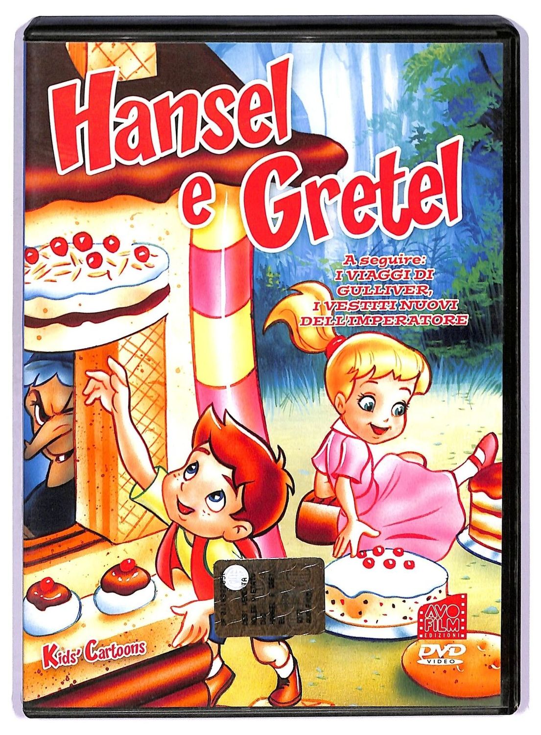 TeknoFilm – DVD – HANSEL E GRETEL di Hitohiko Soga (1977) + I VIAGGI DI GULLIVER  di Tate Matsudo (1977) + I VESTITI NUOVI DELL'IMPERATORE di Keinosuke Tsuchiya (1985) - AVOFILM