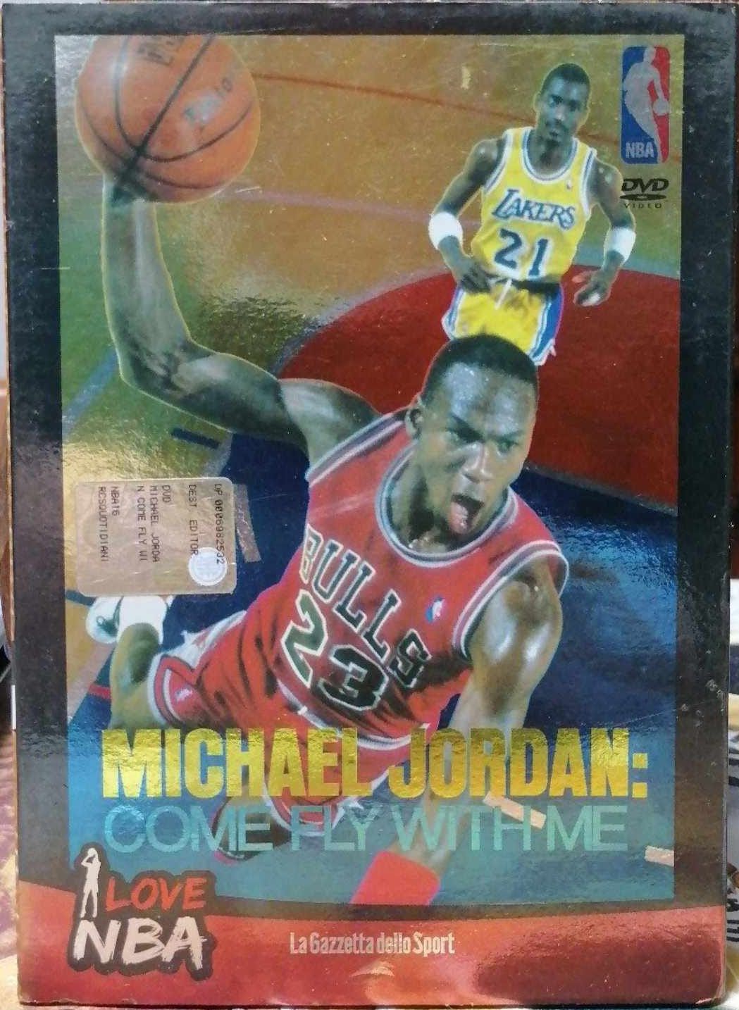 TeknoFilm - DVD – MICHAEL JORDAN - COME FLY WITH ME - I LOVE NBA (1989) - GAZZETTA DELLO SPORT