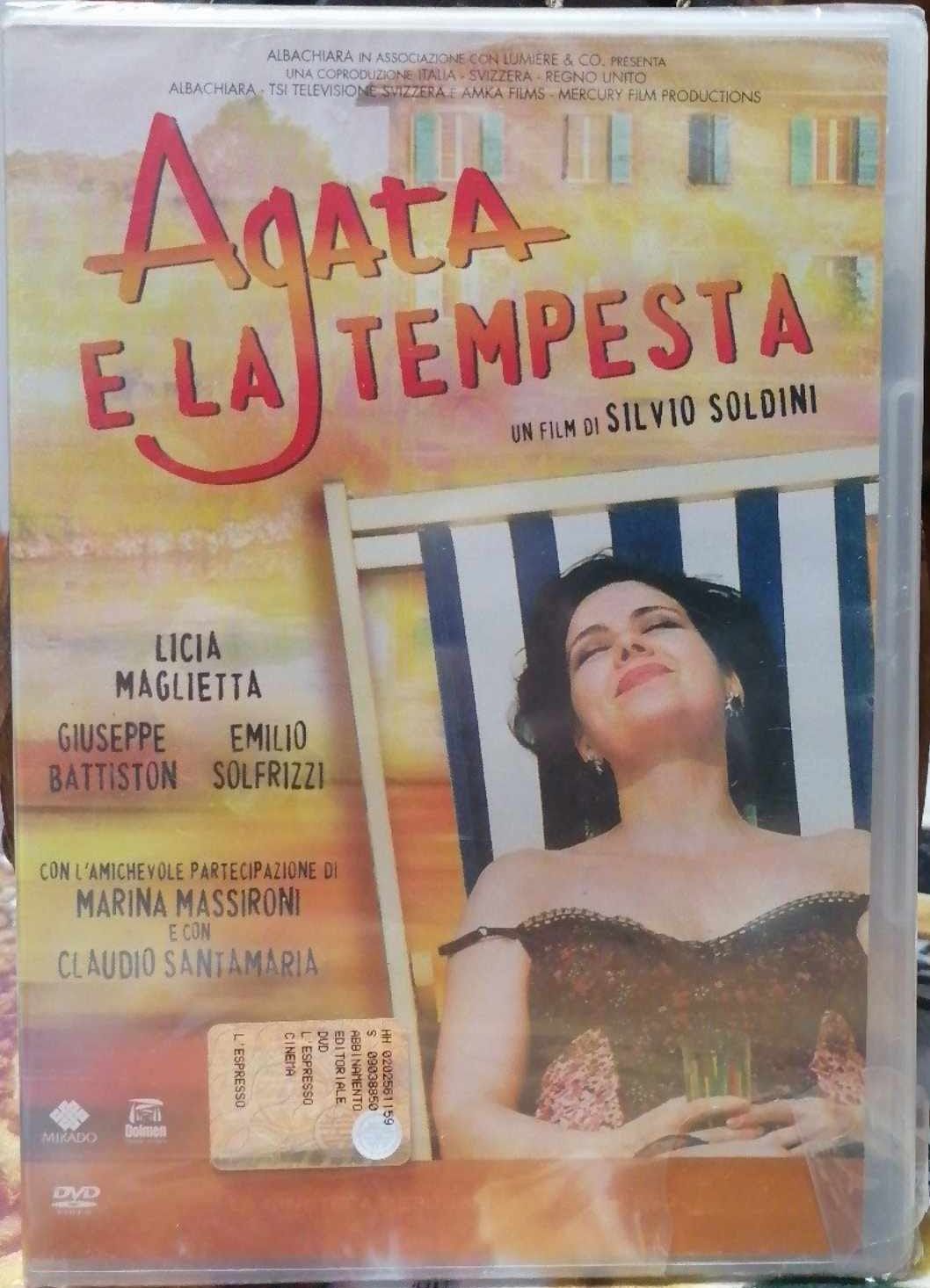 TeknoFilm - DVD – AGATA E LA TEMPESTA di Silvio Soldini (2004) - REPUBBLICA/L'ESPRESSO