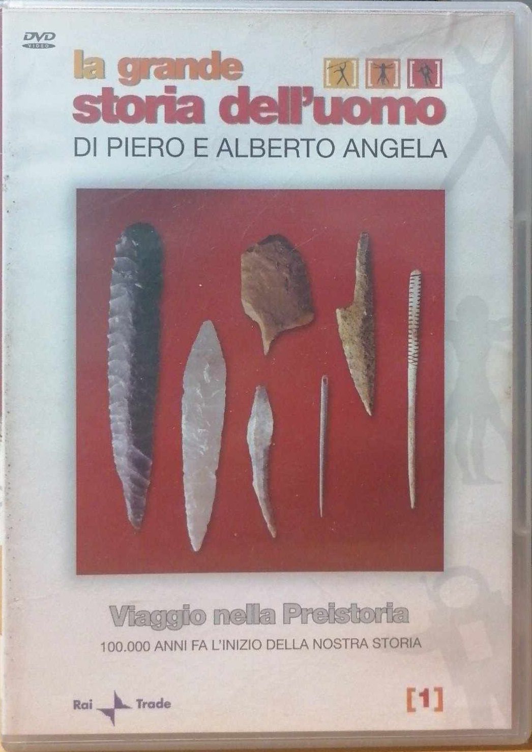 TeknoFilm – DVD – Piero angela presenta La grande storia dell'uomo N°  01 - VIAGGIO NELLA PREISTORIA (2008) - RAI TRADE