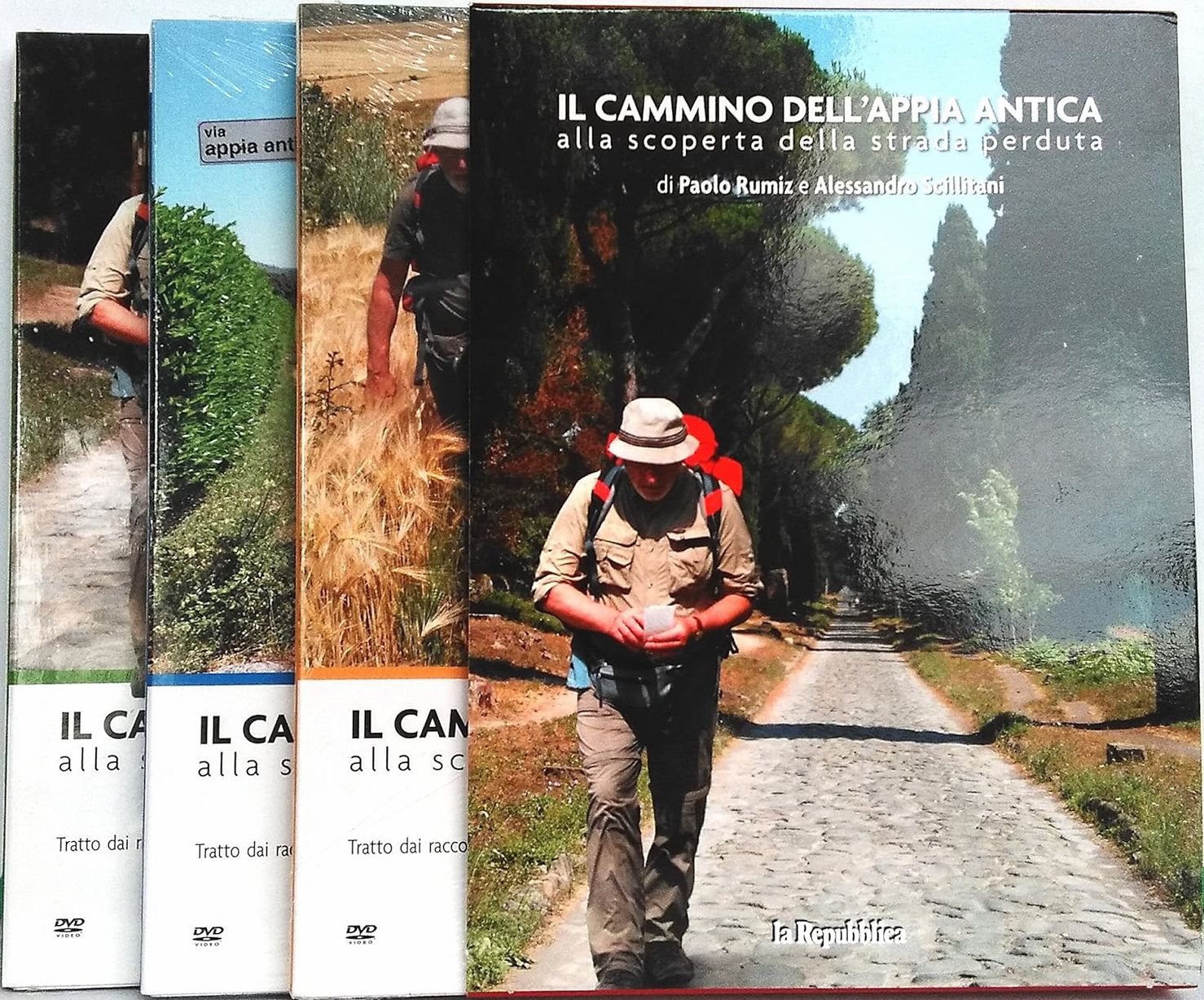 TeknoFilm - Box 3 DVD – IL CAMMINO DELL'APPIA ANTICA di Paolo Rumiz e Alessandro Scilitani (2015) - REPUBBLICA/L'ESPRESSO