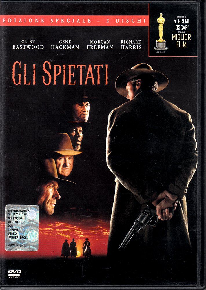 TeknoFilm - 2 DVD (Edizione speciale) – GLI SPIETATI di Clint Eastwood (1992) - WARNER BROS