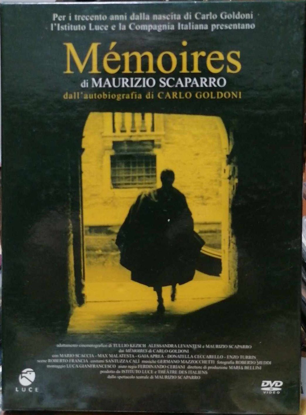 TeknoFilm - DVD (Versione Digipack) – MEMORIES di Maurizio Scaparro (2006) - ISTITUTO LUCE