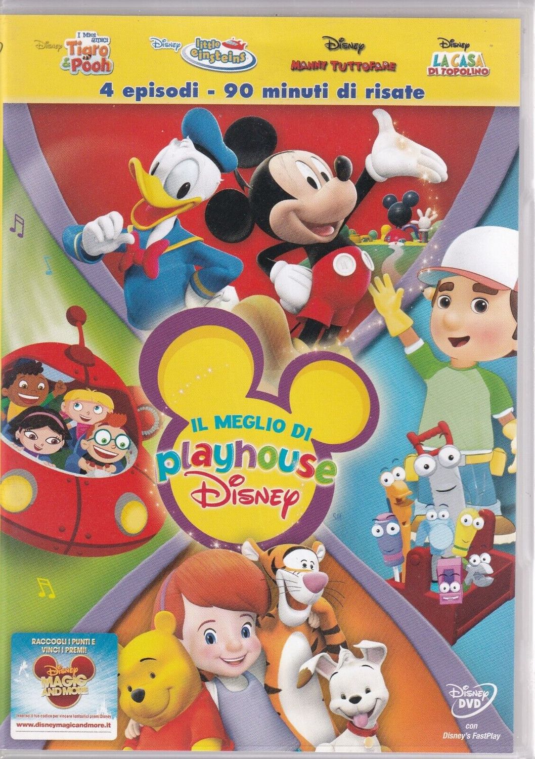 TeknoFilm - DVD – IL MEGLIO DI PLAYHOUSE DISNEY (4 Episodi) di A.A.V.V. (2010) - WALT DISNEY