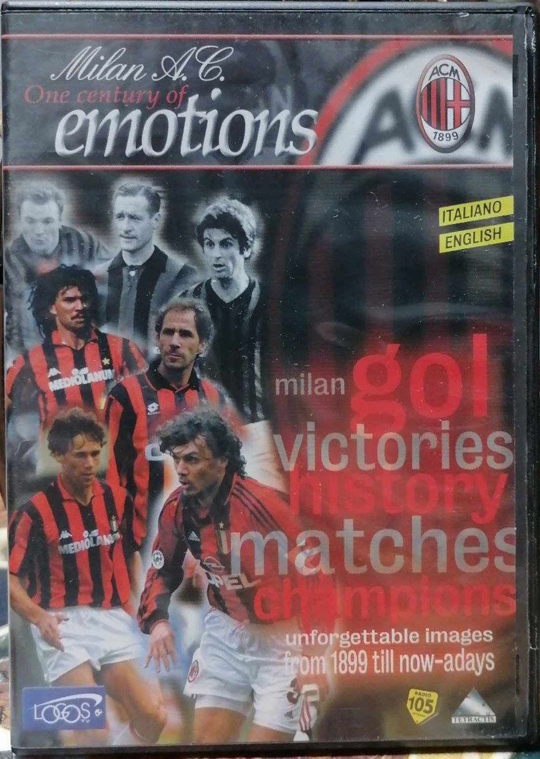 TeknoFilm - DVD - 100 ANNI DI MILAN (Prodotto ufficiale Milan) - LOGOS TV